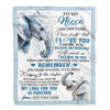 Personalized Gifts For Niece Blanket From Aunt Uncle Elephant My Love For You Is Forever Niece Birthday Gifts Graduation Christmas Custom Fleece Blanket | siriusteestore