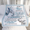 Personalized Gifts For Niece Blanket From Aunt Uncle Elephant My Love For You Is Forever Niece Birthday Gifts Graduation Christmas Custom Fleece Blanket | siriusteestore