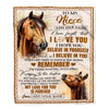 Personalized Gifts For Niece Blanket From Aunt Uncle Horse My Love For You Is Forever Niece Birthday Gifts Graduation Christmas Custom Fleece Throw Blanket | siriusteestore