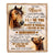 Personalized Gifts For Niece Blanket From Aunt Uncle Horse My Love For You Is Forever Niece Birthday Gifts Graduation Christmas Custom Fleece Throw Blanket | siriusteestore
