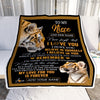 Personalized Gifts For Niece Blanket From Aunt Uncle Tiger My Love For You Is Forever Niece Birthday Gifts Graduation Christmas Custom Fleece Throw Blanket | siriusteestore