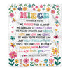 Personalized Gifts For Niece From Aunt Uncle Blanket We Hugged This Blanket Floral Presents Birthday Gift For Niece Gifts Customized Fleece Throw Blanket | siriusteestore
