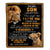 Personalized Gifts For Son Blanket From Dad Father Lion My Love For You Is Forever Son Birthday Gifts Graduation Christmas Custom Fleece Throw Blanket | siriusteestore