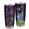 Personalized Happy 11th Birthday Decorations Tumbler Stainless Steel Cup Butterfly Sweet Eleven Sweet 11 Gifts For Girls Teen Birthday 11 Year Old Travel Mug | siriusteestore