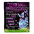 Personalized Happy 13th Birthday Decorations Blanket Butterfly Sweet Thirteen Sweet 13 Gifts For Girls Teen Birthday 13 Year Old Customized Fleece Blanket | siriusteestore