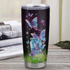 Personalized Happy 13th Birthday Decorations Tumbler Butterfly Sweet Twenty Sweet 13 Gifts For Girls Teen Birthday 13 Year Old Custom Stainless Steel Cup Travel Mug | siriusteestore