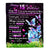 Personalized Happy 15th Birthday Decorations Blanket Butterfly Sweet Fifteen Sweet 15 Gifts For Girls Teen Birthday 15 Year Old Customized Fleece Blanket | siriusteestore