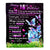 Personalized Happy 16th Birthday Decorations Blanket Butterfly Sweet Sixteen Sweet 16 Gifts For Girls Teen Birthday 16 Year Old Customized Fleece Blanket | siriusteestore