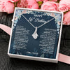 Alluring Beauty Necklace 14K White Gold Finish | 2 | Personalized Happy 16th Birthday Gifts Necklace Sweet Fifteen 16th Year Old Girl Birthday Gift Ideas For Her Daughter Niece Jewelry Gift Box Message Card | siriusteestore