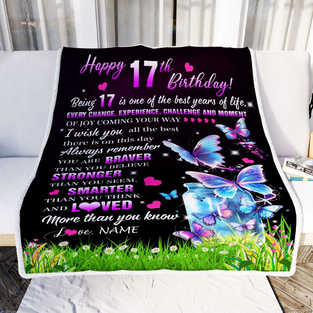 Buy 17th Birthday Decorations for Girls, 17 Year Old Girl Gift Ideas  Blanket, Gifts for 17 Year Old Girl, 17 Birthday Gifts for Girls, Happy  Birthday Gifts for 17-Year-Old Girls Throw Blanket