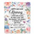 Personalized Happy Birthday Nanny Gifts From Kids Blanket Butterfly Flower Present Birthday Gift For Nanny Gifts Customized Fleece Throw Blanket | siriusteestore
