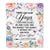 Personalized Happy Birthday Yaya Gifts From Kids Grandkids Blanket Butterfly Flower Present Birthday Gift For Yaya Gifts Customized Fleece Throw Blanket | siriusteestore