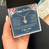 Alluring Beauty Necklace 18K Yellow Gold Finish | Personalized Happy Sweet 16 For Girls Necklace Sweet Sixteen 16th Birthday Gifts For 16 Sixteen Old For Girl Niece Daughter Customized Gift Box Message Card | siriusteestore