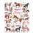 Personalized Horse For Girl Blanket Loves Horses Flower Floral For Daughter Women Birthday Graduation Christmas Customized Fleece Blanket | siriusteestore