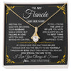 Alluring Beauty Necklace 18K Yellow Gold Finish | 1 | Personalized Jewelry To My Fiancée Necklace From Fiancé Metting You Gift For Fiancee Romantic Birthday Valentines Christmas Custom Gift Box Message Card | https://siriusteestore.