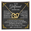 Interlocking Hearts Necklace 18K Yellow Gold Finish | 1 | Personalized Jewelry To My Girlfriend Necklace Metting You Gift For Girlfriend Romantic Birthday Gifts Valentines Christmas Custom Gift Box Message Card | https://siriusteestore.