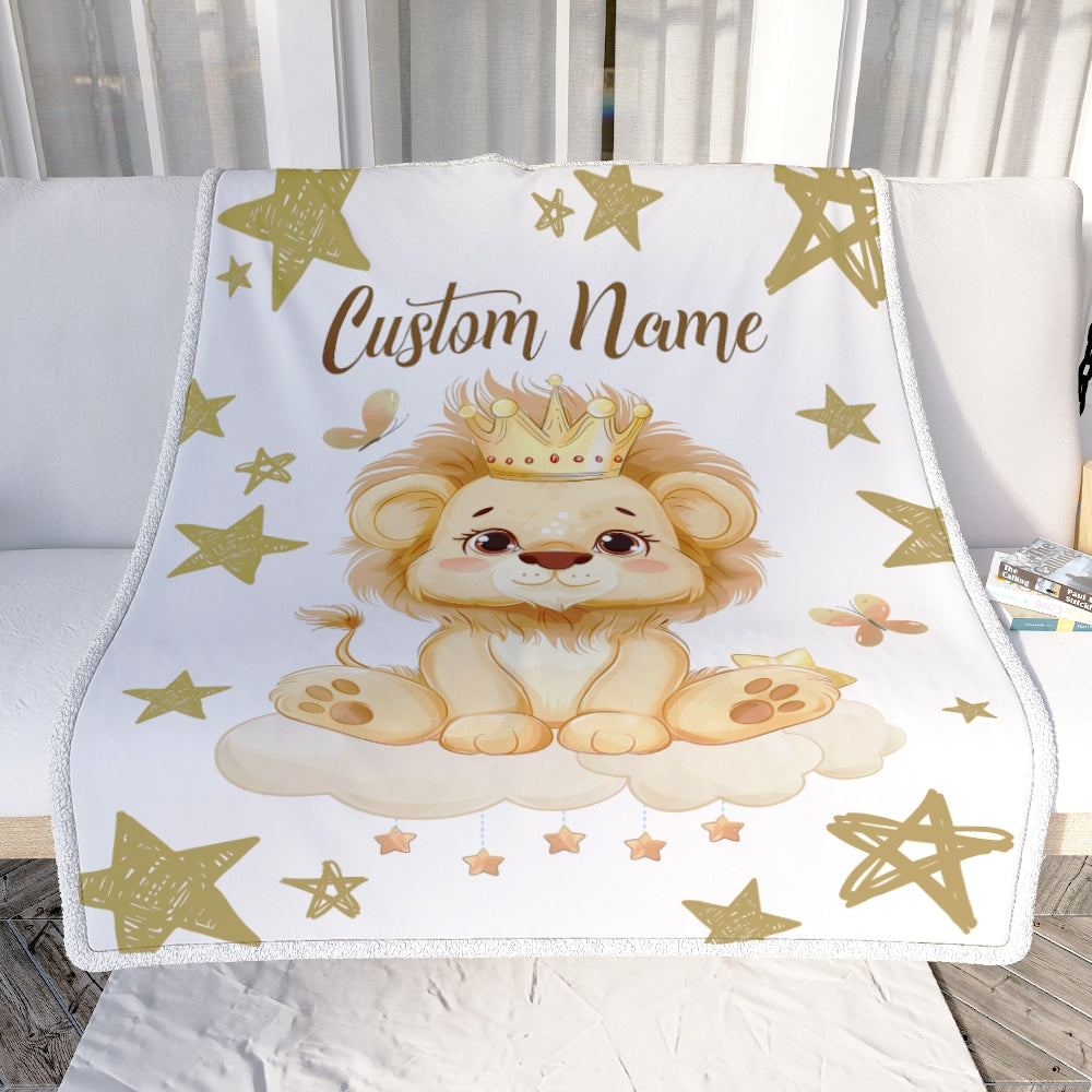 Personalized lion king baby blanket clearance