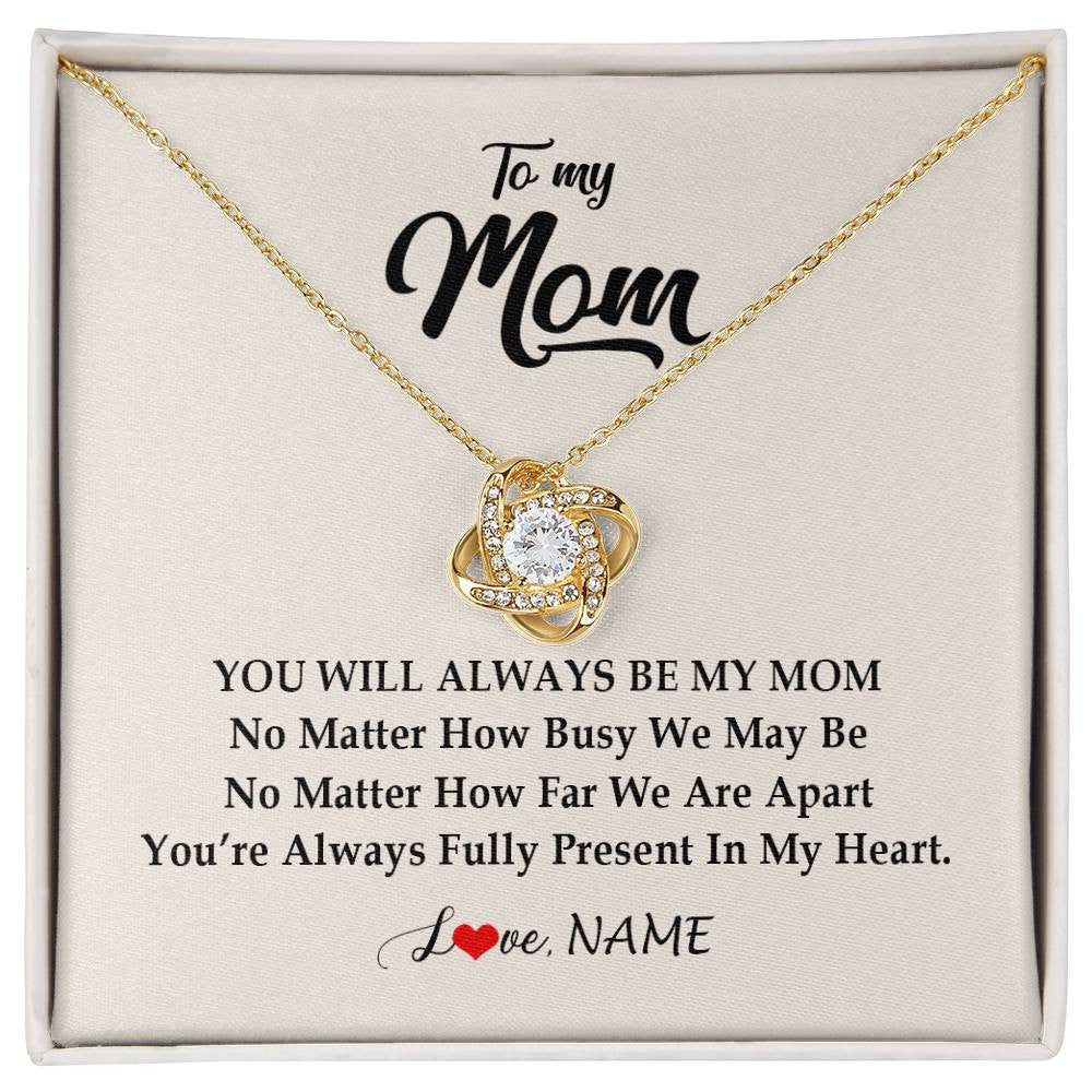 No Matter What - to My Son (from Mom) - Mom to Son Gift - Christmas Gifts, Birthday Present, Graduation, Valentine's Day 14K Yellow Gold Finish /