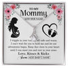 Alluring Beauty Necklace 14K White Gold Finish | 1 | Personalized Mom To Be Gift Pregnancy Gifts For Expecting Mommy Necklace For Women New Mother Present Mothers Day Jewellery Idea Custom Gift Box Message Card | https://siriusteestore.
