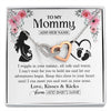 Interlocking Hearts Necklace Stainless Steel & Rose Gold Finish | 1 | Personalized Mom To Be Gift Pregnancy Gifts For Expecting Mommy Necklace For Women New Mother Present Mothers Day Jewellery Idea Custom Gift Box Message Card | https://siriusteestore.