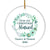 Personalized Mr And Mrs First Married Christmas Ornament Wedding Initial Married Keepsake Custom Name Decoration (22) Customized Christmas Tree Ornament | siriusteestore
