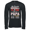 Personalized My Favorite Baseball Player Calls Me Papa Custom Kids Name Fathers Day Birthday Christmas Shirt & Hoodie | siriusteestore