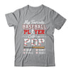 Personalized My Favorite Baseball Player Calls Me Pop Custom Kids Name Fathers Day Birthday Christmas Shirt & Hoodie | siriusteestore