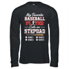 Personalized My Favorite Baseball Player Calls Me Stepdad Custom Kids Name Fathers Day Birthday Christmas Shirt & Hoodie | siriusteestore