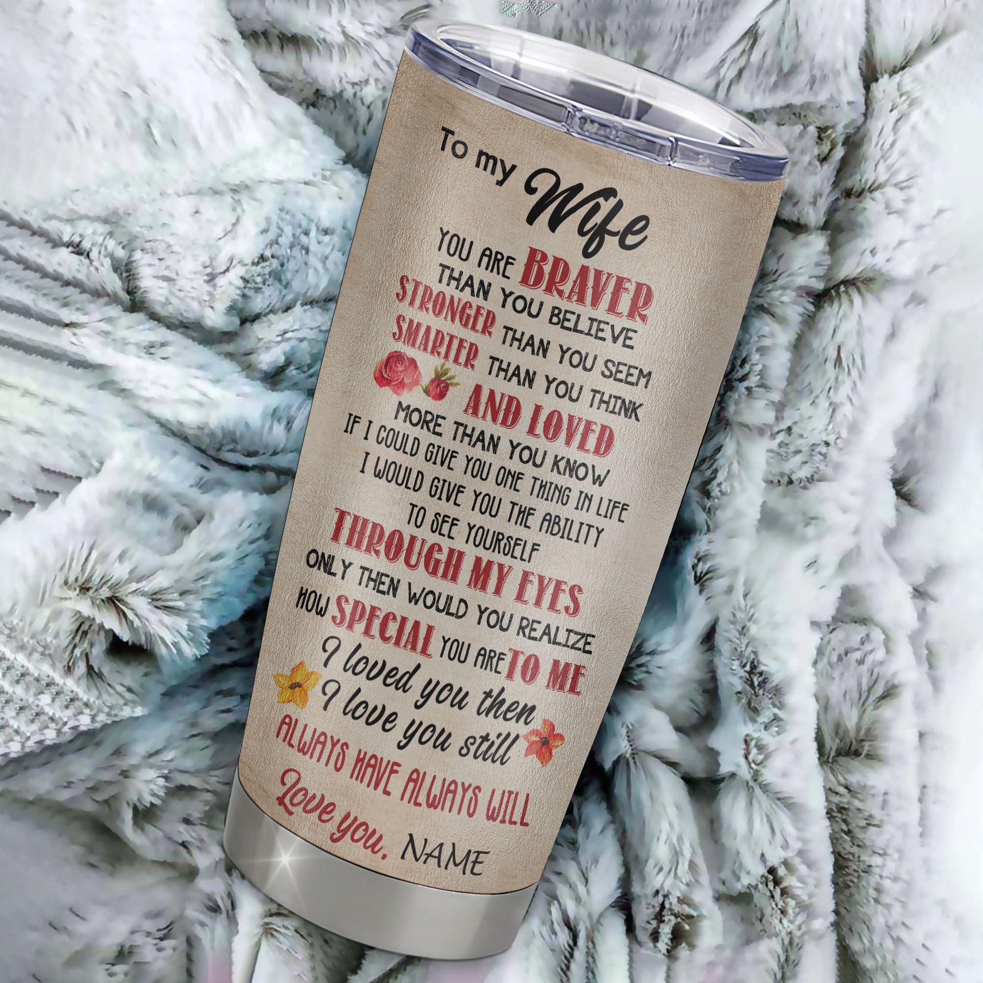 Personalized My Wife Tumbler From Husband Grow Old Together Wife Wedding Anniversary Day Birthday Gifts Christmas For Her Custom Stainless Steel Cup Travel Mug | siriusteestore