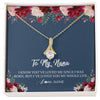 Alluring Beauty Necklace 18K Yellow Gold Finish | Personalized Nana Necklace From Grandkids Granddaughter Grandson I've Loved You My Whole Life Floral Nana Birthday Mothers Day Christmas Customized Message Card | siriusteestore