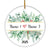 Personalized Our First Christmas as Mr and Mrs 1st Ornament First Year Married Keepsake Custom Name Decoration (23) Customized Christmas Tree Ornament | siriusteestore