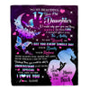 Personalized Sweet 17 Gifts For Girls Daughter Blanket From Mom Butterfly Sweet Seventeen 17 Seventeen Old Birthday Decorations Customized Fleece Blanket | siriusteestore