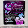 Personalized Sweet 17 Gifts For Girls Daughter Blanket From Mom Butterfly Sweet Seventeen 17 Seventeen Old Birthday Decorations Customized Fleece Blanket | siriusteestore