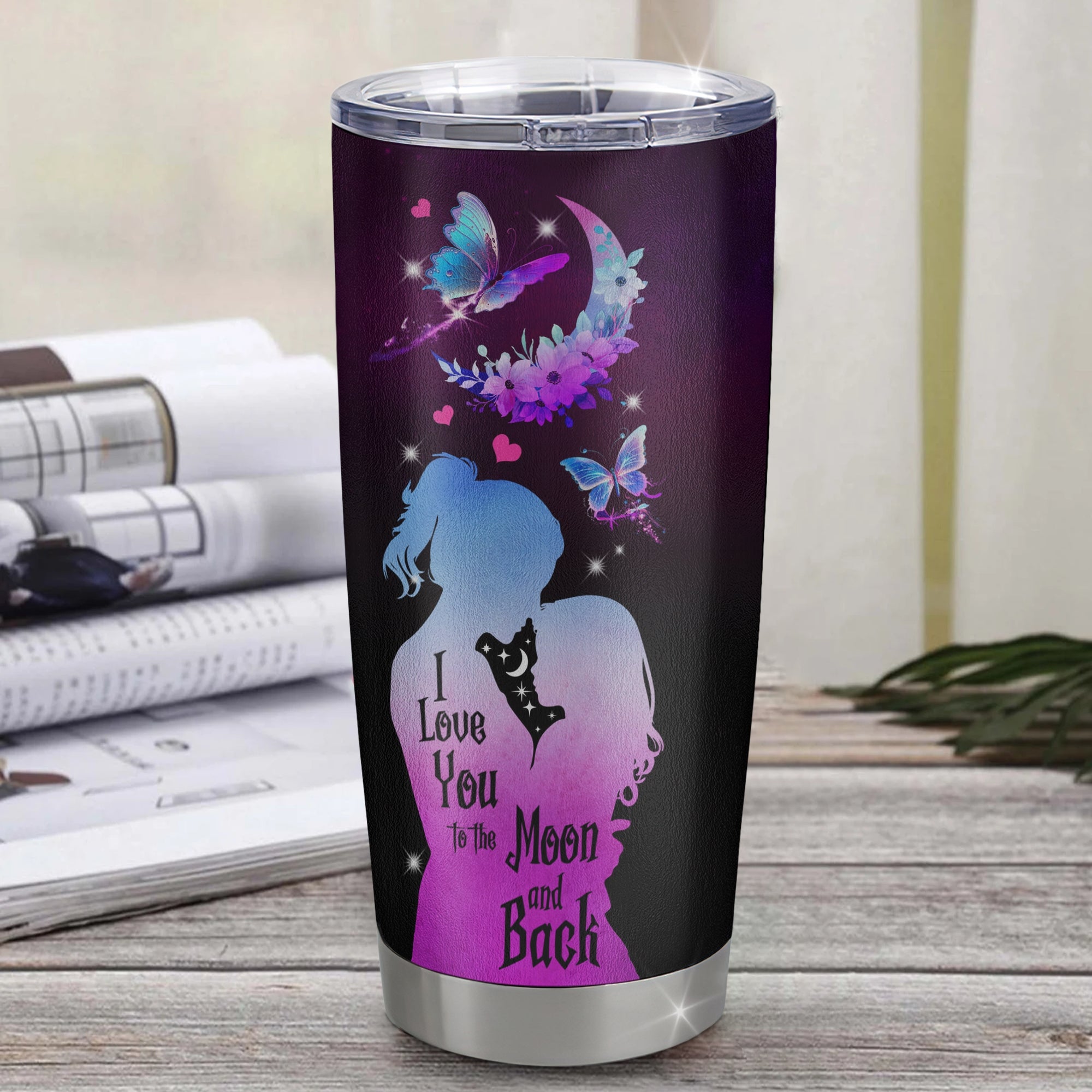 Personalized Sweet 20 Gifts For Girls Daughter Tumbler Stainless Steel Cup From Mom Butterfly Sweet Twenty 20 Year Old Birthday Decorations Travel Mug | siriusteestore