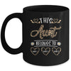 Personalized This Awesome Aunt Belongs To Custom Kids Name Leopard Aunt Mothers Day Birthday Christmas Mug | siriusteestore