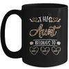 Personalized This Awesome Aunt Belongs To Custom Kids Name Leopard Aunt Mothers Day Birthday Christmas Mug | siriusteestore