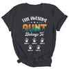 Personalized This Awesome Aunt Belongs To Custom Kids Name Vintage Mothers Day Birthday Christmas Shirt & Tank Top | siriusteestore