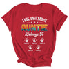 Personalized This Awesome Auntie Belongs To Custom Kids Name Vintage Mothers Day Birthday Christmas Shirt & Tank Top | siriusteestore