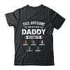 Personalized This Awesome Daddy Belongs To Custom Kids Name Color Hand Fathers Day Birthday Christmas Shirt & Hoodie | siriusteestore