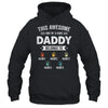 Personalized This Awesome Daddy Belongs To Custom Kids Name Color Hand Fathers Day Birthday Christmas Shirt & Hoodie | siriusteestore