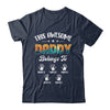 Personalized This Awesome Daddy Belongs To Custom Kids Name Vintage Fathers Day Birthday Christmas Shirt & Hoodie | siriusteestore