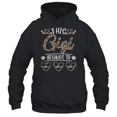 Personalized This Awesome Gigi Belongs To Custom Kids Name Leopard Gigi Mothers Day Birthday Christmas Shirt & Tank Top | siriusteestore
