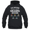 Personalized This Awesome Grampa Belongs To Custom Kids Name Color Hand Fathers Day Birthday Christmas Shirt & Hoodie | siriusteestore