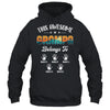 Personalized This Awesome Grampa Belongs To Custom Kids Name Vintage Fathers Day Birthday Christmas Shirt & Hoodie | siriusteestore