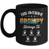 Personalized This Awesome Grampy Belongs To Custom Kids Name Vintage Fathers Day Birthday Christmas Mug | siriusteestore