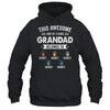 Personalized This Awesome Grandad Belongs To Custom Grandkids Name Color Hand Fathers Day Birthday Christmas Shirt & Hoodie | siriusteestore