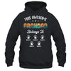 Personalized This Awesome Grandad Belongs To Custom Kids Name Vintage Fathers Day Birthday Christmas Shirt & Hoodie | siriusteestore
