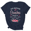 Personalized This Awesome Grandma Belongs To Custom Kids Name Floral Grandma Mothers Day Birthday Christmas Shirt & Tank Top | siriusteestore