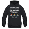 Personalized This Awesome Grandpa Belongs To Custom Grandkids Name Color Hand Fathers Day Birthday Christmas Shirt & Hoodie | siriusteestore