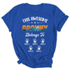 Personalized This Awesome Granny Belongs To Custom Kids Name Vintage Mothers Day Birthday Christmas Shirt & Tank Top | siriusteestore